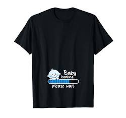 Damen Baby Loading... please wait – T Shirt Geschenk – Baby Boy von Mom & Dad to be Shirts by CheesyB
