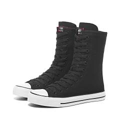 Momuk High Top Canvas Sneakers für Damen zum Schnüren von modischen Freizeitschuhen für Damen von Momuk