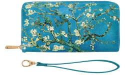Monarque Bifold Wallet Classic Collection, Van Gogh Mandelblüte, Faltbare Geldbörse von Monarque