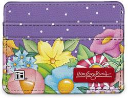 Monarque RFID Slim Wallet Signature Collection, Mehrfarbig, Mary Engelbreit Blumengarten von Monarque