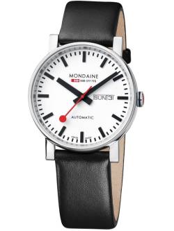 Automatic Day Date polished von Mondaine