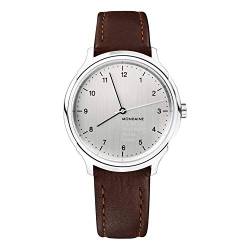 HELVETICA Unisex-Erwachsene Analog-Digital Automatic Uhr mit Armband S7231980 von Mondaine
