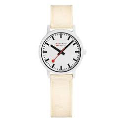 Mondaine Damen Analog Quartz Uhr mit NATO-Textilarmband Armband MS132111LT von Mondaine