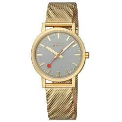 Mondaine Damen Analog Quarz Uhr mit Edelstahl Armband A660.30314.80SBM von Mondaine