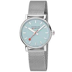 Mondaine Herren Analog Quarz Uhr mit Edelstahl Armband MSE.35140.SM von Mondaine