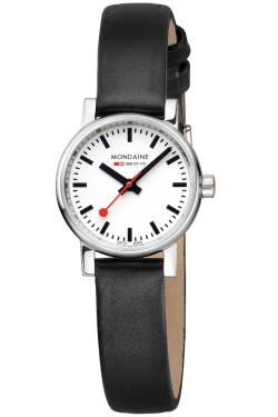 Mondaine MSE.26110.LBV Damen-Armbanduhr evo2 Schwarz 26 mm von Mondaine