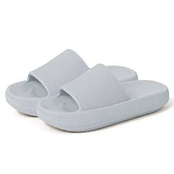 MoneRffi Cosyslides Badelatschen Damen Herren, Sommer Airfoot Wolken Badeschuhe, Bequeme Rutschfeste Schnell Trocknende Hausschuhe, Unisex Cloudyzz Home Badeschlappen Pantoletten Sandalen von MoneRffi