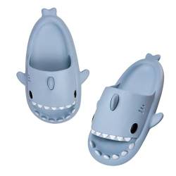 MoneRffi Shark Slippers Damen Hai Hausschuhe Rutschfest Cloud Shark Slides Herren Badelatschen Cute Thick Sole Shark Slippers Super Weich Shower Badeschuhe Indoor Outdoor für Sommer von MoneRffi