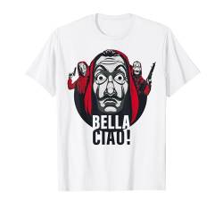 Netflix La Casa De Papel Bella Ciao Circle Trio T-Shirt von Money Heist