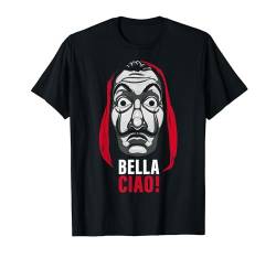 Netflix La Casa De Papel Bella Ciao Mask T-Shirt von Money Heist