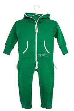 Moniz Baby Jumpsuit - Leaf Green - 92/98 von Moniz
