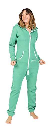 Moniz Damen Jumpsuit, Onesie, Overall (M, Mint) von Moniz