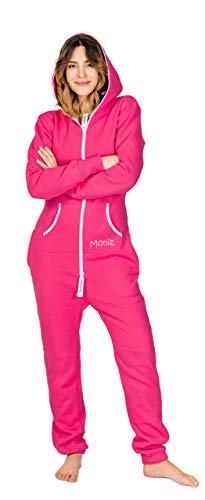 Moniz Damen Jumpsuit, Onesie, Overall (XS, pink) von Moniz