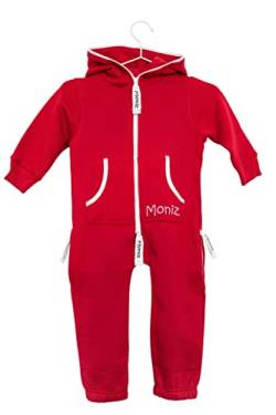 Moniz Kinder Jumpsuit - Strawberry Red - 116/122 von Moniz