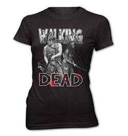 Damen T-Shirt Lady Fit Walking Dead Zombie Daryl Dixon Michone TV Serie Movie von Monkey Print