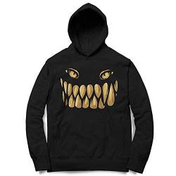 Kinder Kapuzenpullover Hoodie Grusel Monster Face von Monkey Print