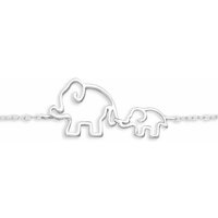 Monkimau Armkette Elefanten Armband Damen Silber Schmuck (Packung) von Monkimau
