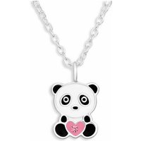 Monkimau Kette mit Anhänger Panda Halskette Damen Silber Schmuck (Packung) von Monkimau