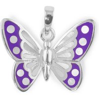 Monkimau Kettenanhänger Damen Schmetterling Anhänger Kette 925 Silber (Packung) von Monkimau