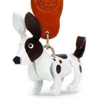 Monkimau Schlüsselanhänger Chihuahua mix Schlüsselanhänger Leder Tier Figur (Packung) von Monkimau