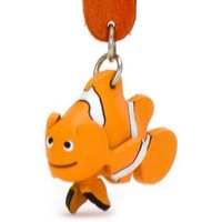 Monkimau Schlüsselanhänger Clownfisch Schlüsselanhänger Leder Tier Figur (Packung) von Monkimau