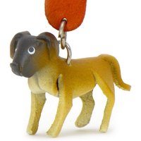 Monkimau Schlüsselanhänger Deutsche Dogge Schlüsselanhänger Leder Tier Figur (Packung) von Monkimau