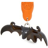Monkimau Schlüsselanhänger Fledermaus Schlüsselanhänger Leder Tier Figur (Packung) von Monkimau
