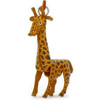 Monkimau Schlüsselanhänger Giraffen Schlüsselanhänger Leder Tier Figur (Packung) von Monkimau