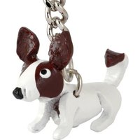 Monkimau Schlüsselanhänger Jack Russell Terrier Schlüsselanhänger aus Leder (Packung) von Monkimau