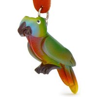 Monkimau Schlüsselanhänger Papagei Schlüsselanhänger aus Leder (Packung) von Monkimau