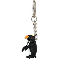 Monkimau Schlüsselanhänger Pinguin Schlüsselanhänger Leder Tier Figur (Packung) von Monkimau