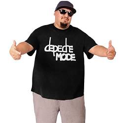 T Shirts Depeche-Mode Big Size Herren T-Shirt Plus Tee Tops Schwarz, Schwarz , XXL von Monking