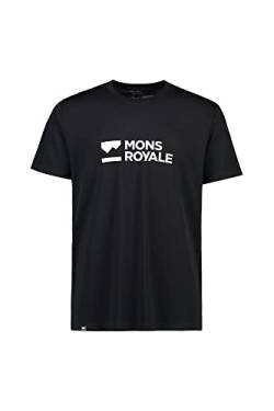 Mons Royale Herren Icon T-Shirt, Black, L von Mons Royale