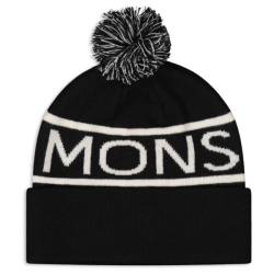 Mons Royale - McCloud Pom Pom Merino Beanie - Mütze Gr One Size schwarz von Mons Royale