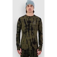 Mons Royale Merino Cascade Flex 200 Funktionsshirt olive tie dye von Mons Royale