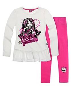 Monster High Mädchen Tunica mit Leggings - pink - 152 von Monster High