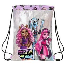 Rucksacktasche mit Bändern Monster High Best boos Lila von Monster High