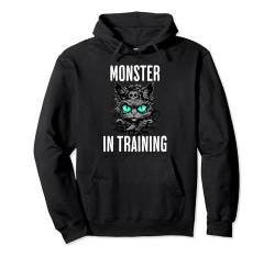 Monster in Training Lustige Fantasy-Monster-Katze Pullover Hoodie von Monster