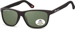 Montana Eyewear Unisex MP48A Sonnenbrille, Matt schwarz, 58 von Montana Eyewear