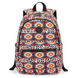 Montana West Western-Rucksack für Damen, leichter Rucksack, lässiger Tagesrucksack für Laptop, Reisen, Aztec Leopard 1, Medium, Tagesrucksäcke von Montana West