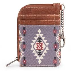 Montana West Wrangler Kartenetui für Damen, Boho-Azteken-Kartenetuis, Angel Diamond Lavender, Casual von Montana West