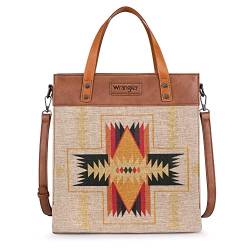 Wrangler Tote Bag Western Purses for Women Shoulder Boho Aztec Handtaschen, West Azure von Montana West