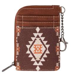 Wrangler Tragetasche für Damen, Western-Schulter-Geldbörsen, Boho, Azteken-Umhängetasche, Hobo-Handtaschen, Azteken-Kaffee, Small von Montana West