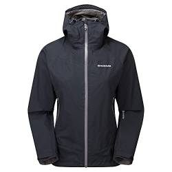 Montane Damen Pac Plus Wasserdichte Jacke, Schwarz , 36 von Montane