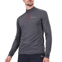 Montane Dart Thermo Zip Neck Mens Base Layer Top Small Slate von Montane