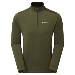 Montane Herren Dart Thermo-Reißverschluss, Kelp Green, Medium von Montane