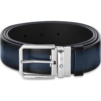 Montblanc Gürtel aus Leder 35 mm Blau von Montblanc