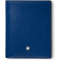 Montblanc Meisterstück kompakte Brieftasche 6 cc Black/Blue von Montblanc
