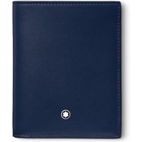 Montblanc Meisterstück kompakte Brieftasche 6 cc Ink Blue von Montblanc