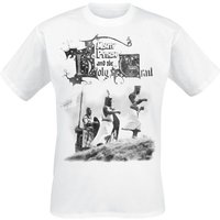 Monty Python T-Shirt - Holy Grail Knight Riders - XXL bis 3XL - für Männer - Größe XXL - weiß  - EMP exklusives Merchandise! von Monty Python